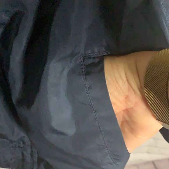 Old Navy Boys Hooded Zip Jacket Navy Blue - 14-16 - Picture 4 of 5